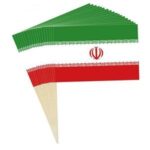 پرچم کاغذی ایران (بسته ۵۰ عددی)
