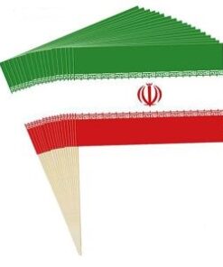 پرچم کاغذی ایران (بسته ۵۰ عددی)
